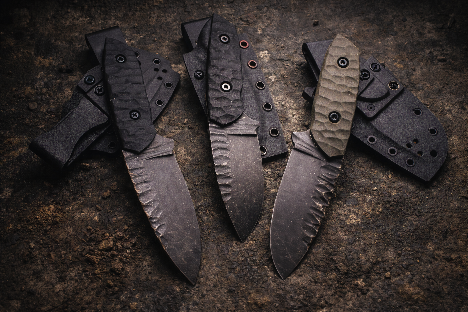 Handcrafted knives from the workshop