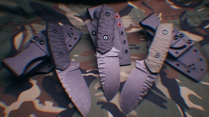 Handcrafted knives from the workshop